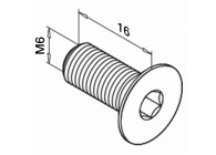 QS-43 Accessoires Vis 6-pans - tête fraisée
