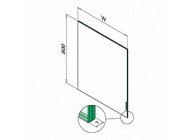 Q-glass 800x700x8,76 mm (4-0,76-4)